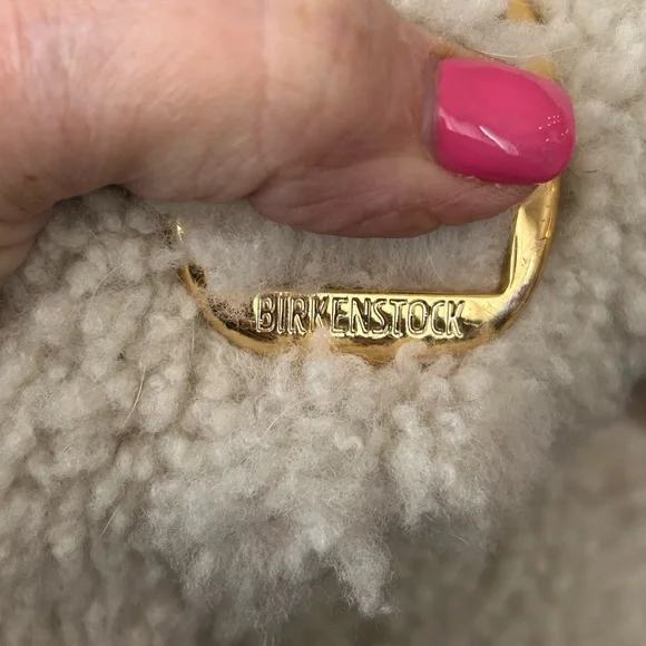 Birkenstock Gold Accent Shearling Footwear - Picture 2 of 11